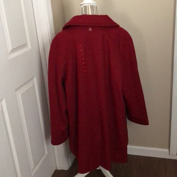 London Fog Wool Blend Lined Coat Size 3X Res - Picture 4 of 6